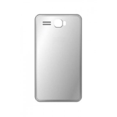 Back Panel Cover For Intex Aqua R3 Silver - Maxbhi.com