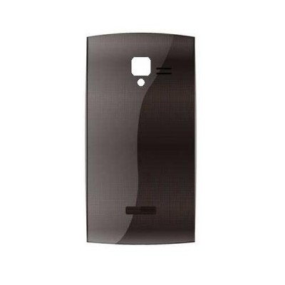 Back Panel Cover For Intex Aqua V3 Black - Maxbhi.com