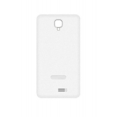 Back Panel Cover For Intex Aqua V Plus White - Maxbhi.com