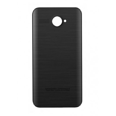Back Panel Cover For Intex Cloud Force Black - Maxbhi.com