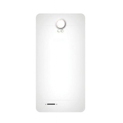 Back Panel Cover For Intex Cloud M5 Ii White - Maxbhi.com