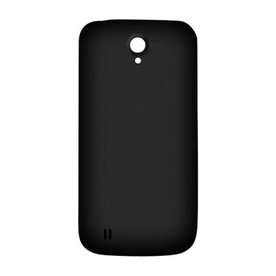 Back Panel Cover For Intex Cloud Y4 Plus Black - Maxbhi.com