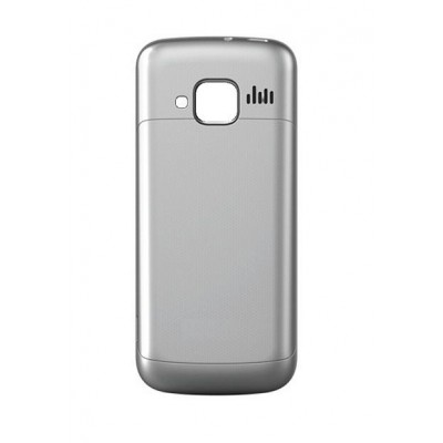Back Panel Cover For Intex Platinum A9 Silver - Maxbhi.com