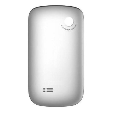 Back Panel Cover For Intex Player White - Maxbhi.com