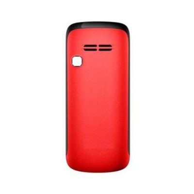 Back Panel Cover For Karbonn K44 Plus Black Red - Maxbhi.com