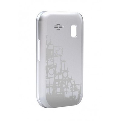 Back Panel Cover For Lava Discover 128 Star White - Maxbhi.com