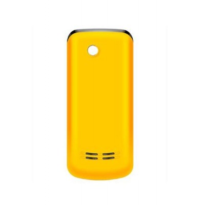 Back Panel Cover For Maxx Mx401 Yellow Black - Maxbhi.com