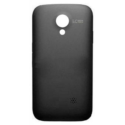 Back Panel Cover For Micromax Canvas A100 Black - Maxbhi Com