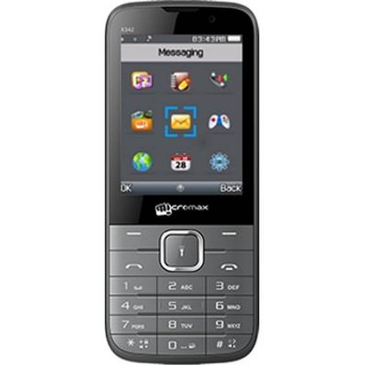 Back Panel Cover for Micromax X342 - White