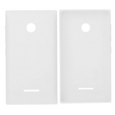 Back Panel Cover For Microsoft Lumia 435 Dual Sim White - Maxbhi Com