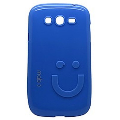 Smiley Back Case for Samsung Galaxy Grand Neo Plus GT-I9060I Sky Blue