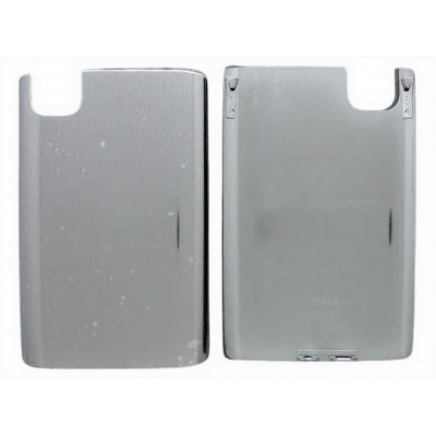 Back Panel Cover For Nokia E75 Silver Black - Maxbhi Com