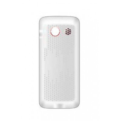 Back Panel Cover For Onida F970 White Red - Maxbhi.com