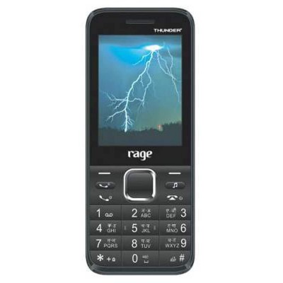 Back Panel Cover for Rage Thunder Plus - White & Blue
