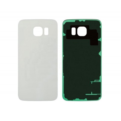 Back Panel Cover For Samsung Galaxy S6 128gb White - Maxbhi Com