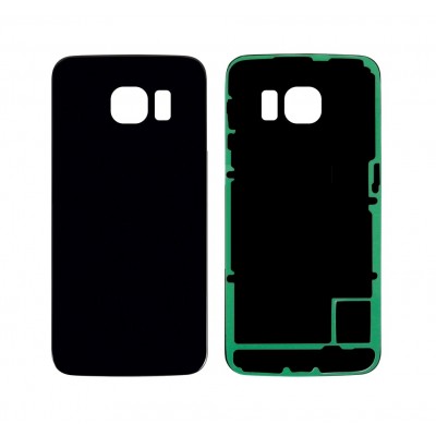 Back Panel Cover For Samsung Galaxy S6 Dual Sim 32gb Black - Maxbhi Com