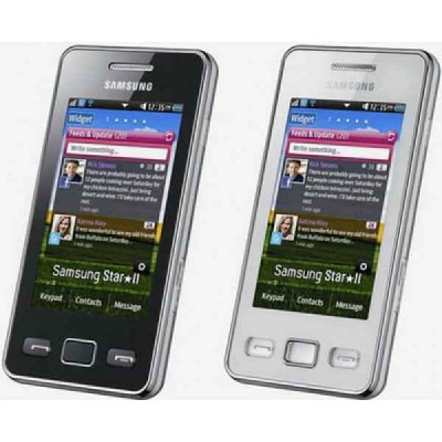 Back Panel Cover for Samsung S5260 Star II - Pink