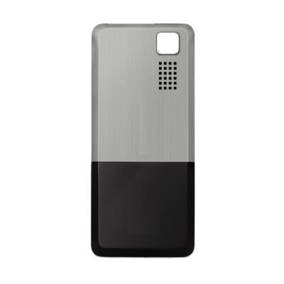 Back Panel Cover For Sony Ericsson T280 Silver Black - Maxbhi.com