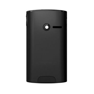 Back Panel Cover For Sony Ericsson W150a Yizo Black - Maxbhi.com