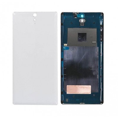 Back Panel Cover For Sony Xperia C5 Ultra Dual White - Maxbhi Com