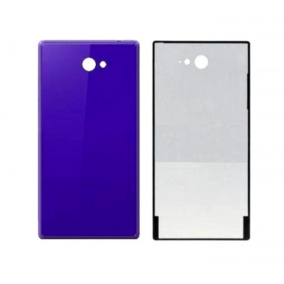 Back Panel Cover For Sony Xperia M2 Purple - Maxbhi Com