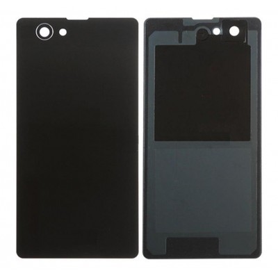 Back Panel Cover For Sony Xperia Z1 Compact Black - Maxbhi Com