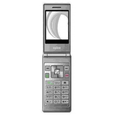 Back Panel Cover for Spice M-6000 - Grey