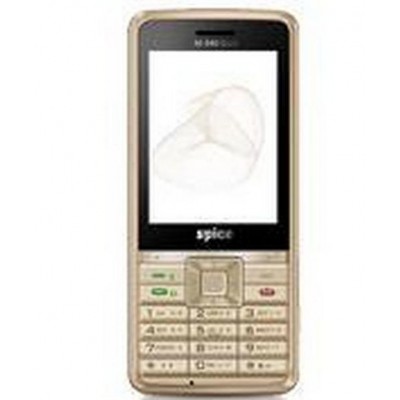 Back Panel Cover for Spice M-940 Gold - White