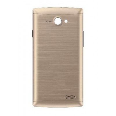 Back Panel Cover For Spice Life 404 Champagne Gold Gold - Maxbhi.com