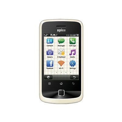 Back Panel Cover For Spice M5885 Cappuccino 2 Brown - Maxbhi.com