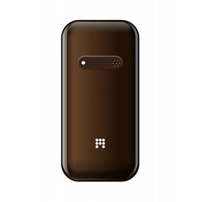 Back Panel Cover For Spice M6700 Cappuccino Brown - Maxbhi.com