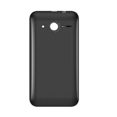 Back Panel Cover For Spice Mi437 Stellar Nhance 2 Black - Maxbhi Com