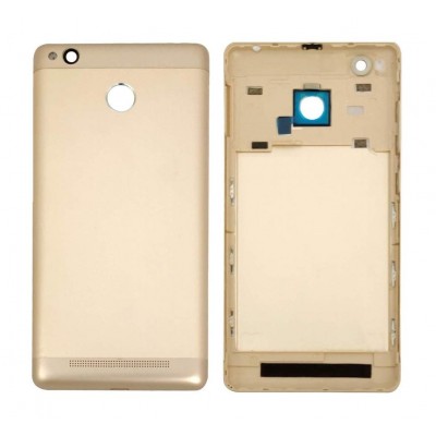 Back Panel Cover For Xiaomi Redmi 3s Prime Gold - Maxbhi Com