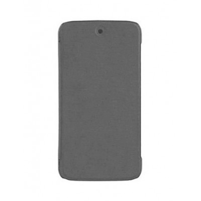 Flip Cover For Karbonn Android One Sparkle V Grey By - Maxbhi.com
