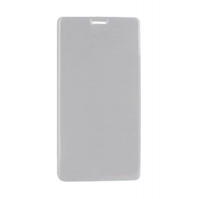 Flip Cover For Karbonn Titanium Mach Five Silver By - Maxbhi.com