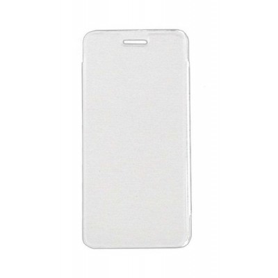 Flip Cover For Micromax Canvas Hue Aq5000 White By - Maxbhi.com