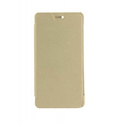 Flip Cover For Intex Aqua Turbo 4g Champagne By - Maxbhi.com