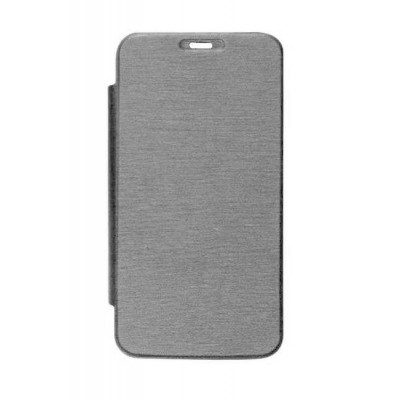 Flip Cover For Intex Aqua Young Grey By - Maxbhi.com