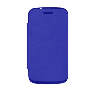 Flip Cover For Lava Iris 401 Blue By - Maxbhi.com