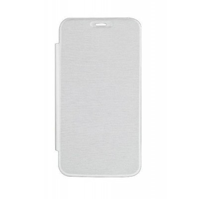 Flip Cover For Micromax Canvas Selfie 2 Q340 White By - Maxbhi.com