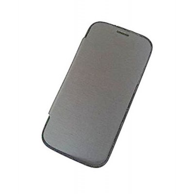 Flip Cover For Intex Cloud Y11 Grey By - Maxbhi.com