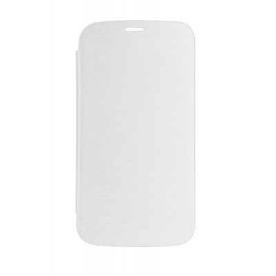 Flip Cover For Micromax Canvas Turbo A250 White By - Maxbhi.com