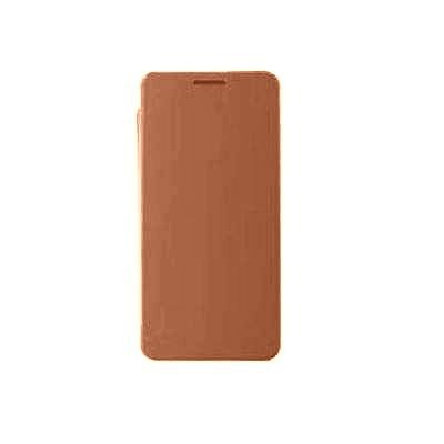 Flip Cover For Nokia C506 Black Orange By - Maxbhi.com