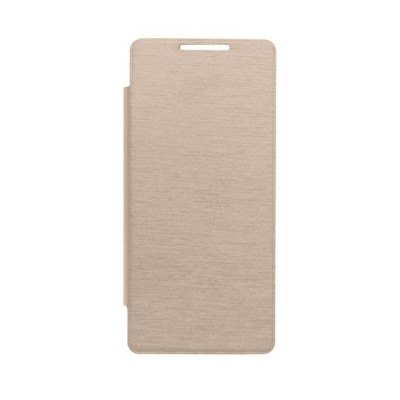 Flip Cover For Micromax Canvas Knight 2 E471 Gold By - Maxbhi.com