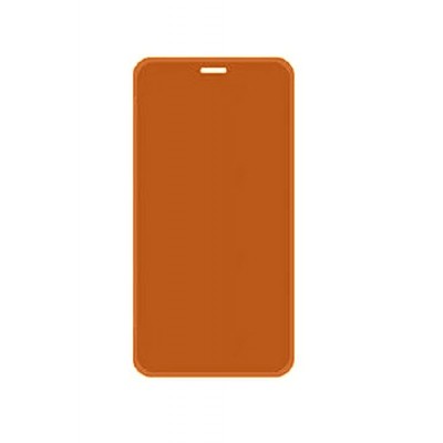 Flip Cover For Wiko Getaway Orange By - Maxbhi.com