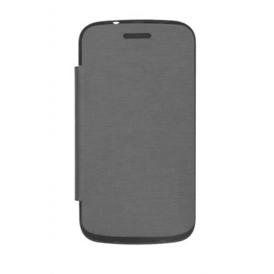 Flip Cover For Lava Iris 401e Grey By - Maxbhi.com