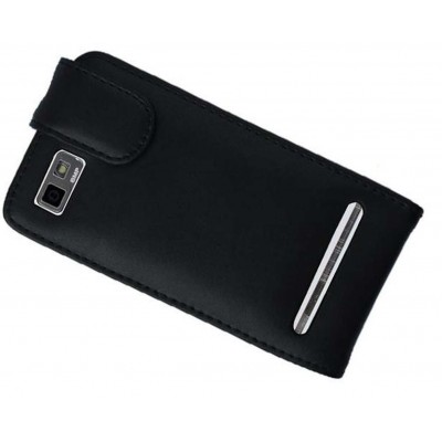 Flip Cover for Motorola MOTO XT615 - Black