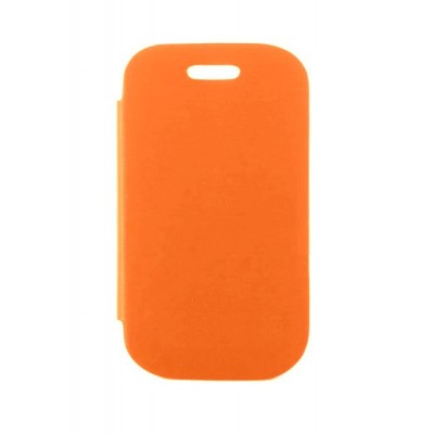 Flip Cover For Nokia Asha 200 Orange By - Maxbhi Com