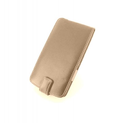 Flip Cover For Nokia C3 White Gold By - Maxbhi Com