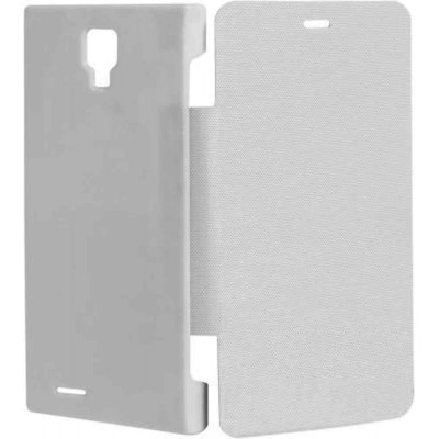 Flip Cover for Micromax E390 - White